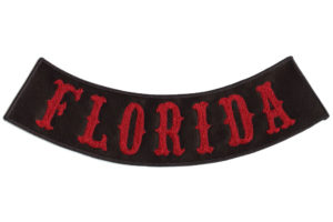 florida custom biker jacket patches